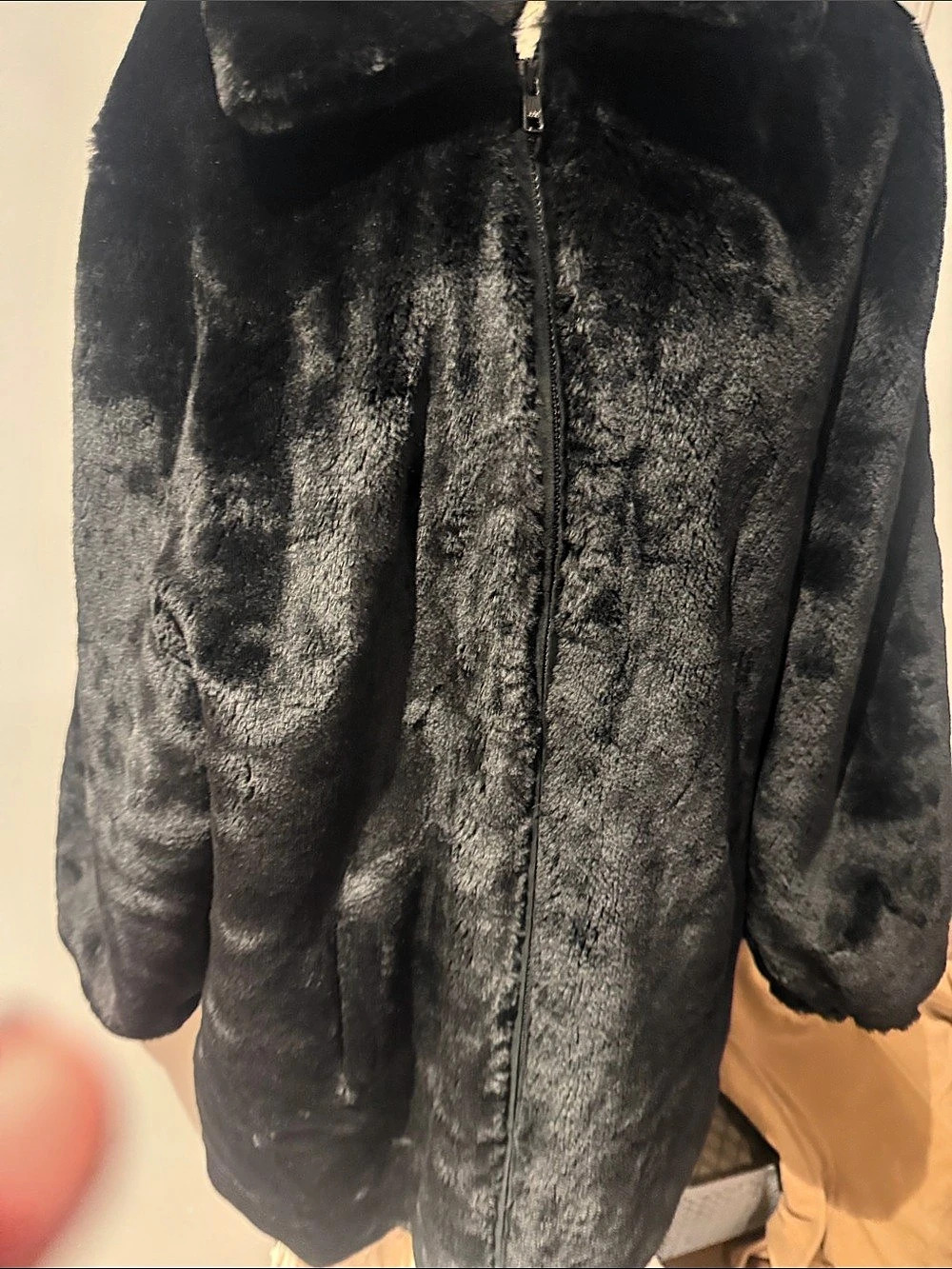Black Teddy Jacket Like New